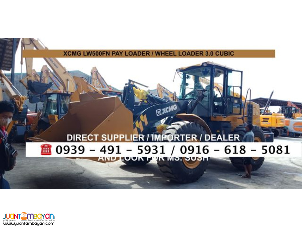 LW500FN WHEEL LOADER / PAY LAODER 3.0 CUBIC XCMG 