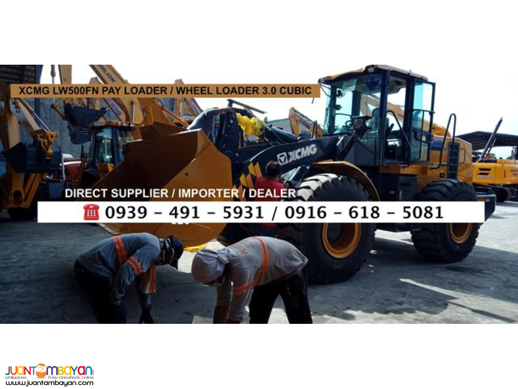 LW500FN WHEEL LOADER / PAY LAODER 3.0 CUBIC XCMG 