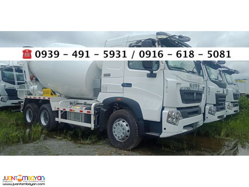 10 WHEELER TRANSIT MIXER 10 CUBIC HOWO A7 EURO 2 & EURO 4
