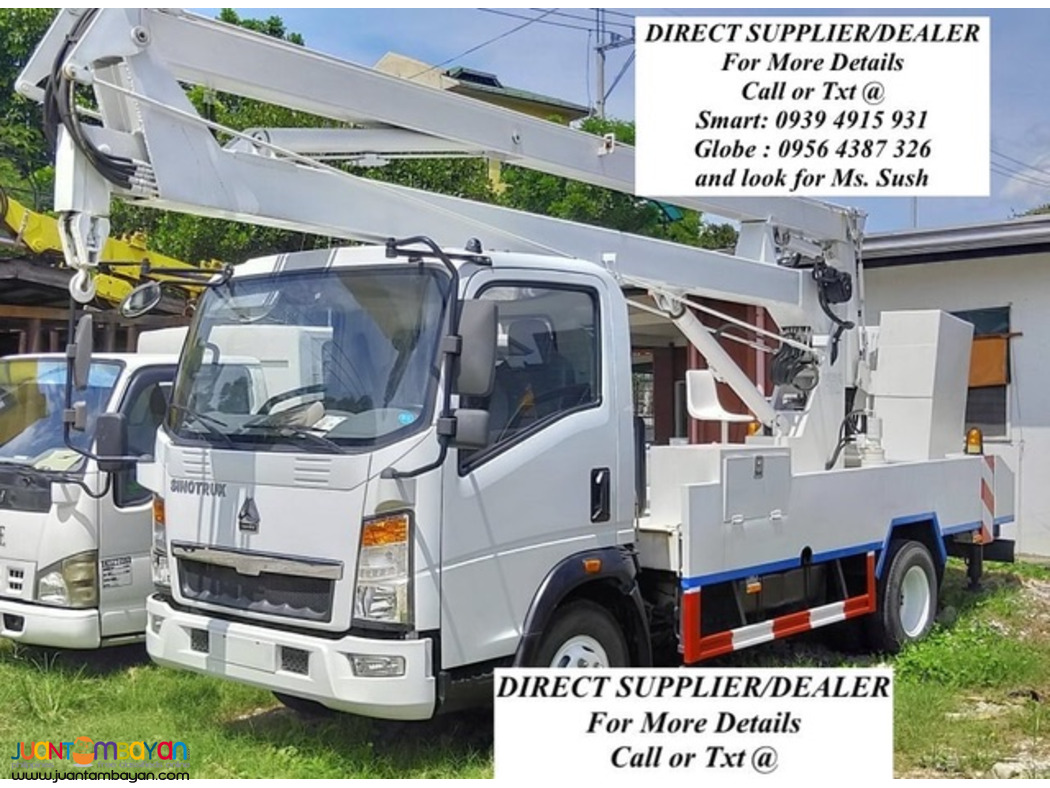 6-wheeler 14 METERS MANLIFT SINOTRUK HOMAN H3 Euro 4