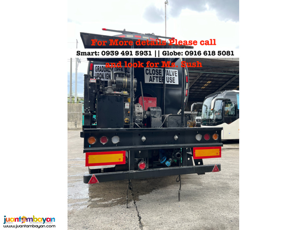 ASPHALT TANK TRAILER with burner and pump 35cbm 12-wheeler  