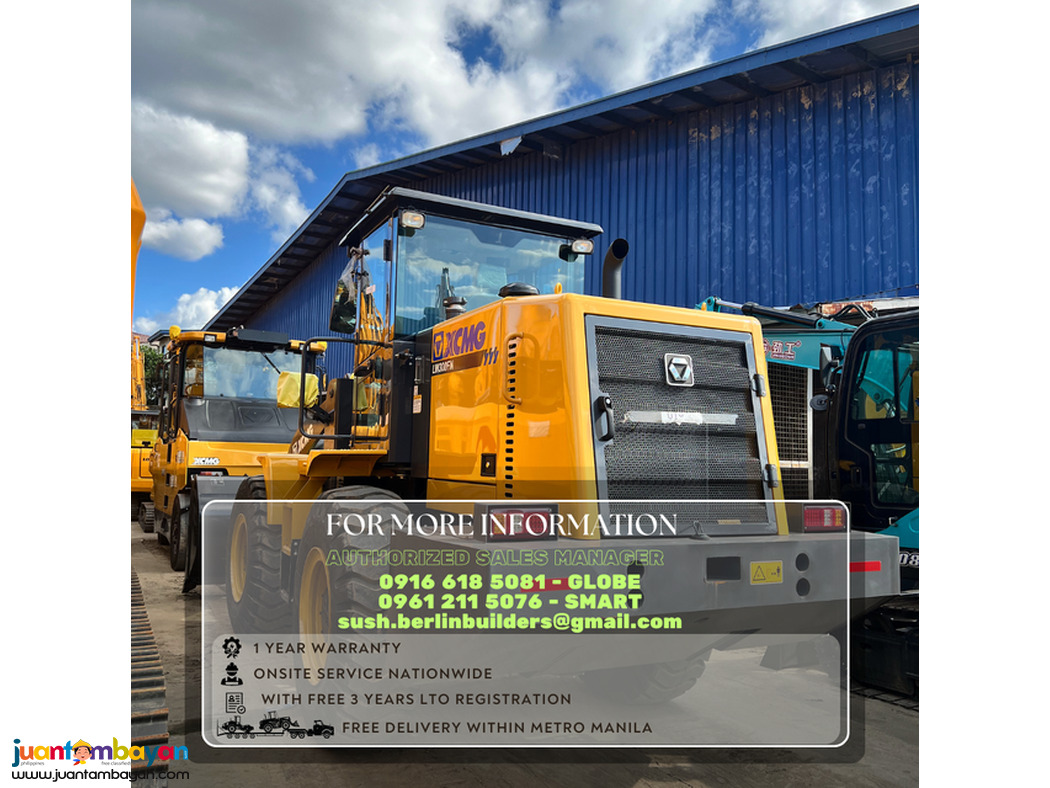XCMG LW300 WHEEL LOADER payloader 1.8 CUBIC 