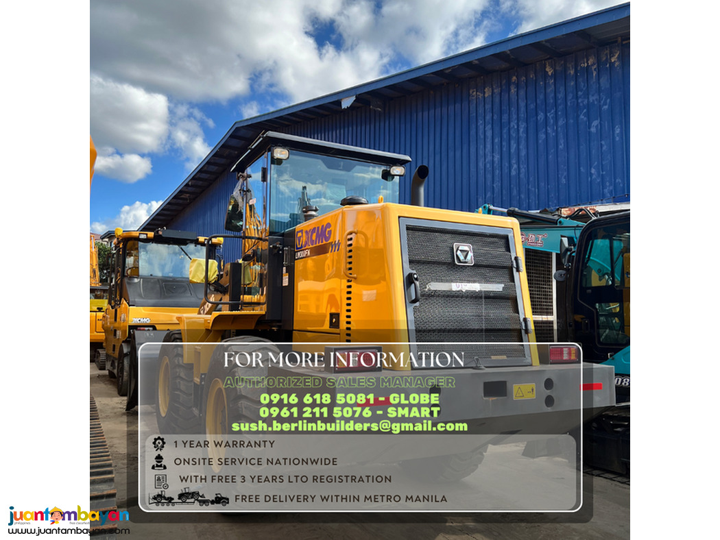 XCMG LW300 WHEEL LOADER payloader 1.8 CUBIC 