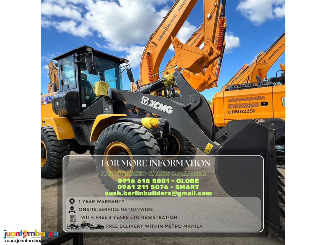 XCMG LW300 WHEEL LOADER payloader 1.8 CUBIC 