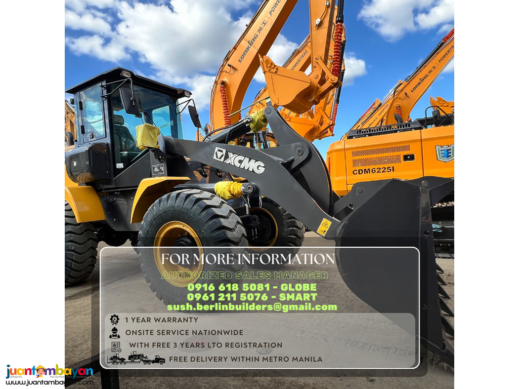 XCMG LW300 WHEEL LOADER payloader 1.8 CUBIC 