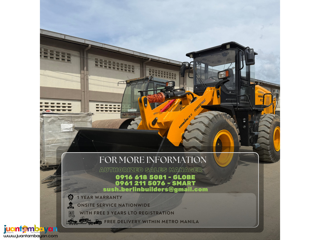 CDM 843 pay LOADER 2.5Cbm LONKING brand new for sale