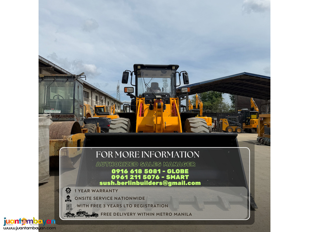 CDM 843 pay LOADER 2.5Cbm LONKING brand new for sale