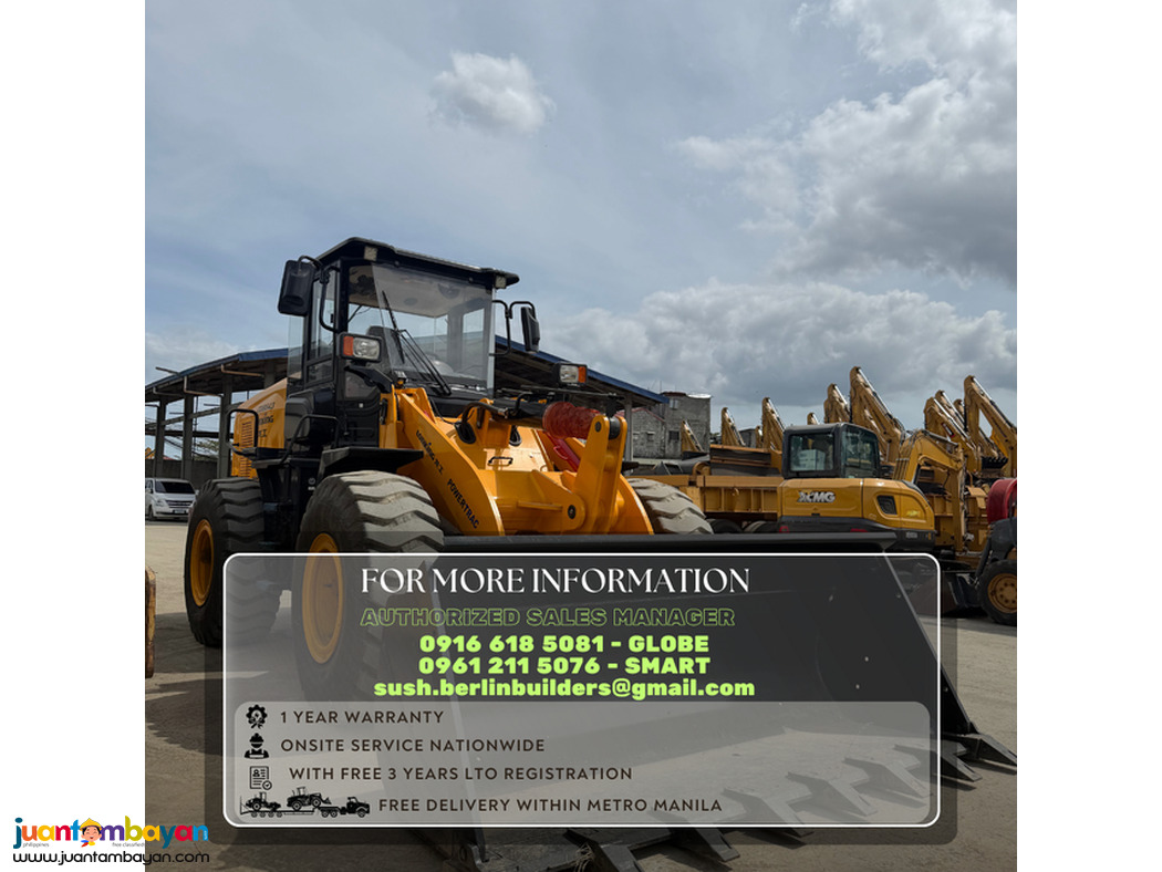 CDM 843 pay LOADER 2.5Cbm LONKING brand new for sale