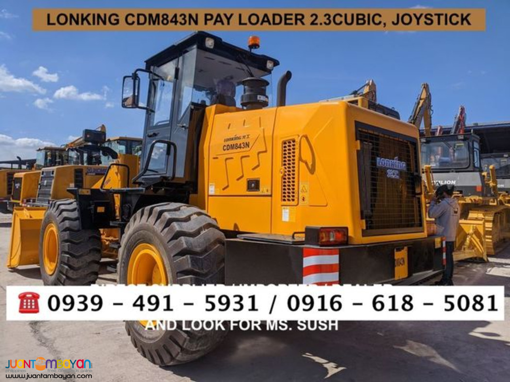CDM 843 pay LOADER 2.5Cbm LONKING brand new for sale