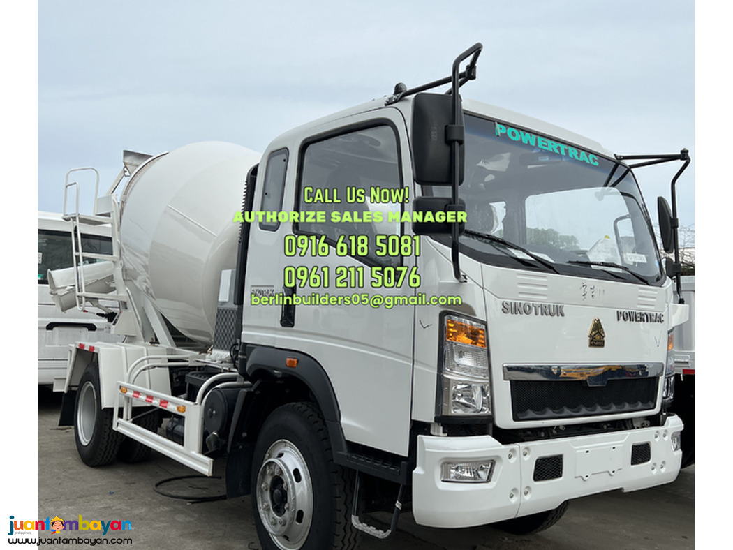6 WHEELER TRANSIT MIXER truck 4Cbm SINOTRUK HOMAN H3