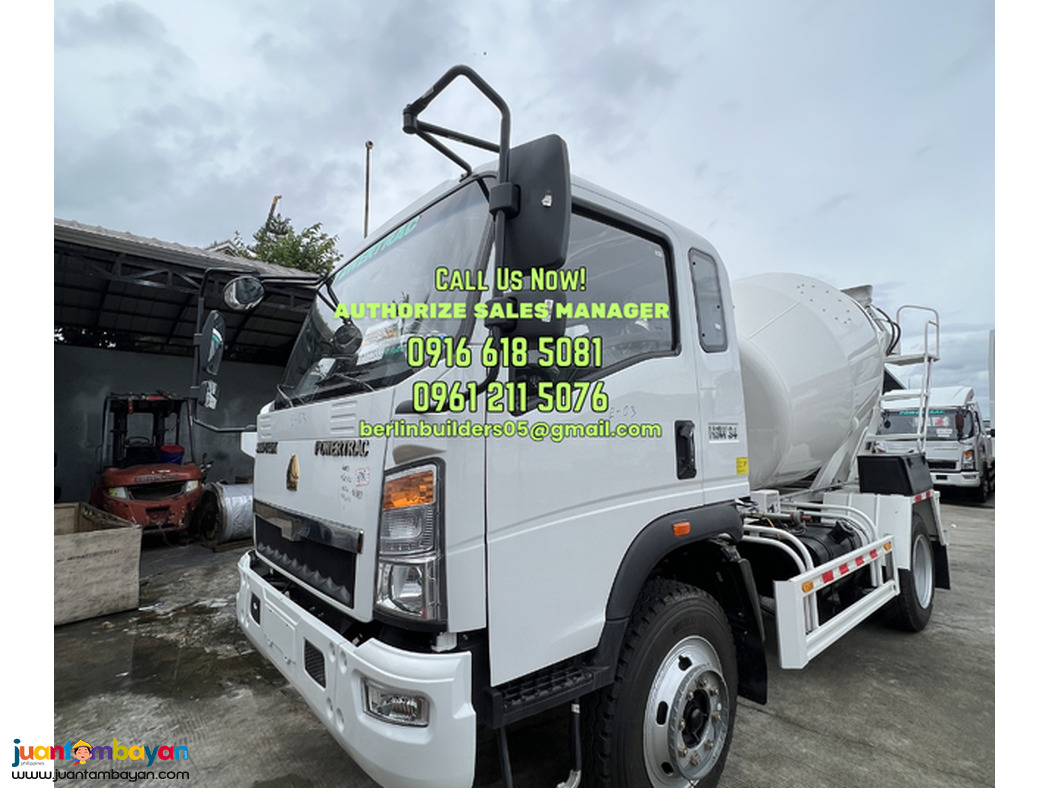 6 WHEELER TRANSIT MIXER truck 4Cbm SINOTRUK HOMAN H3