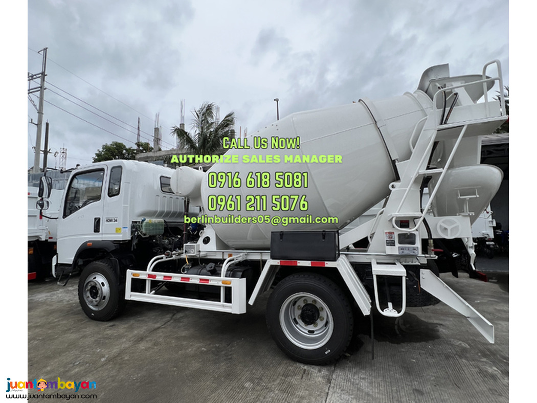 6 WHEELER TRANSIT MIXER truck 4Cbm SINOTRUK HOMAN H3