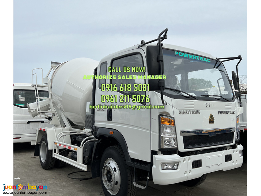 6 WHEELER TRANSIT MIXER truck 4Cbm SINOTRUK HOMAN H3