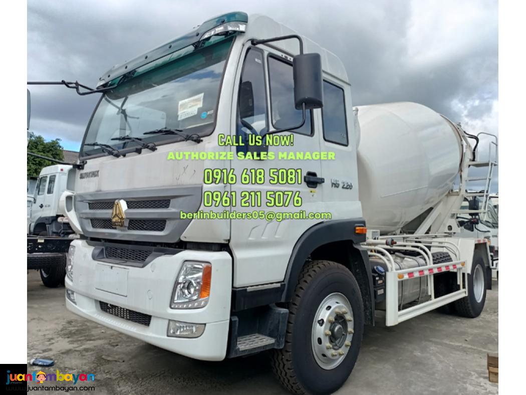 6 wheeler 6cbm transit mixer truck homan h5 brand new for sale