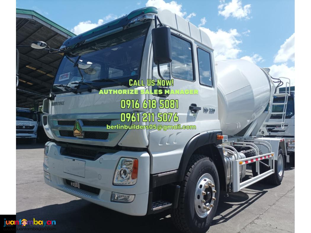 6 wheeler 6cbm transit mixer truck homan h5 brand new for sale