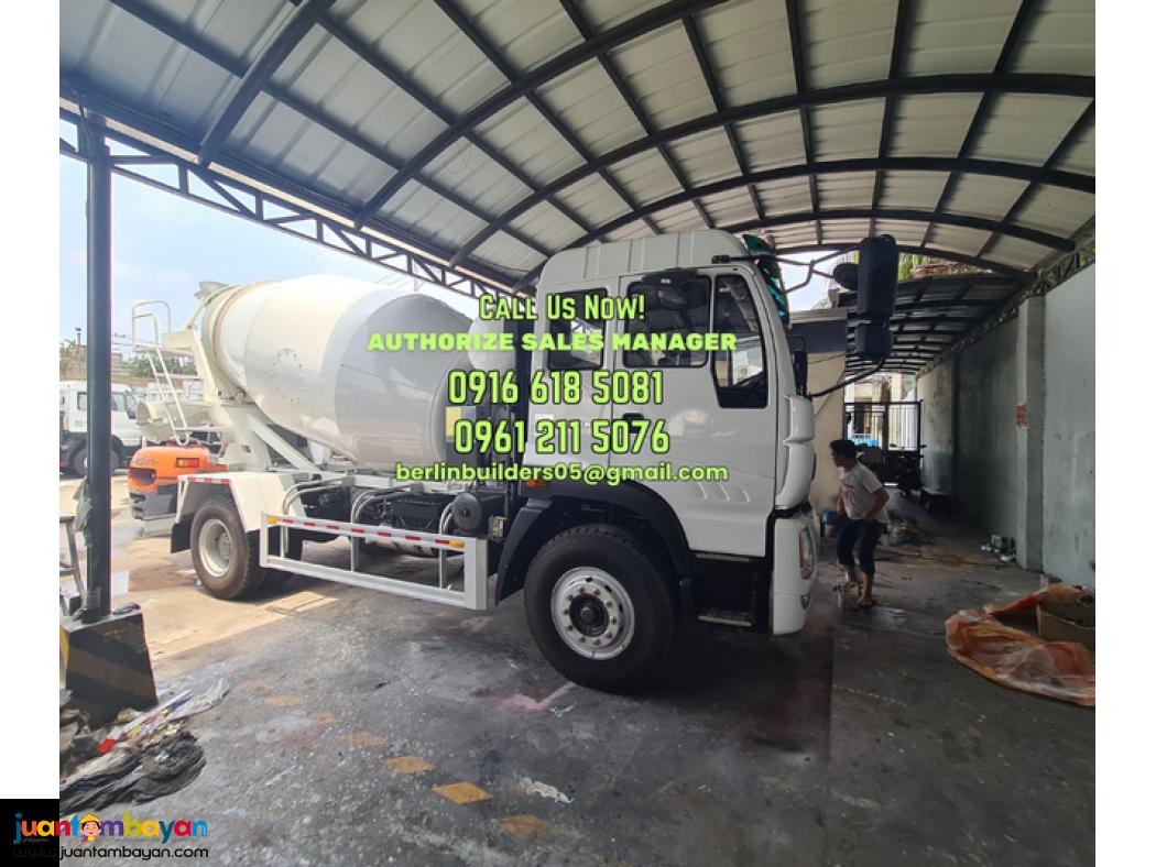 6 wheeler 6cbm transit mixer truck homan h5 brand new for sale