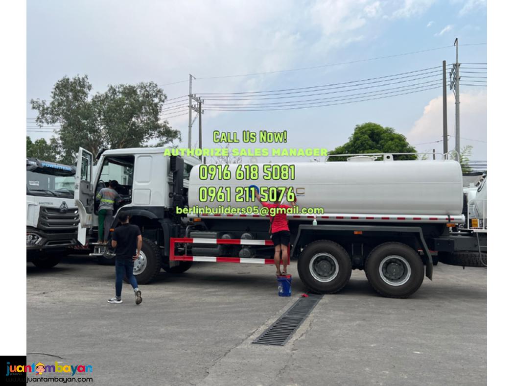 WATER TRUCK 10 WHEELER 16KL 6X6 SINOTRUK HOWO BRAND NEW
