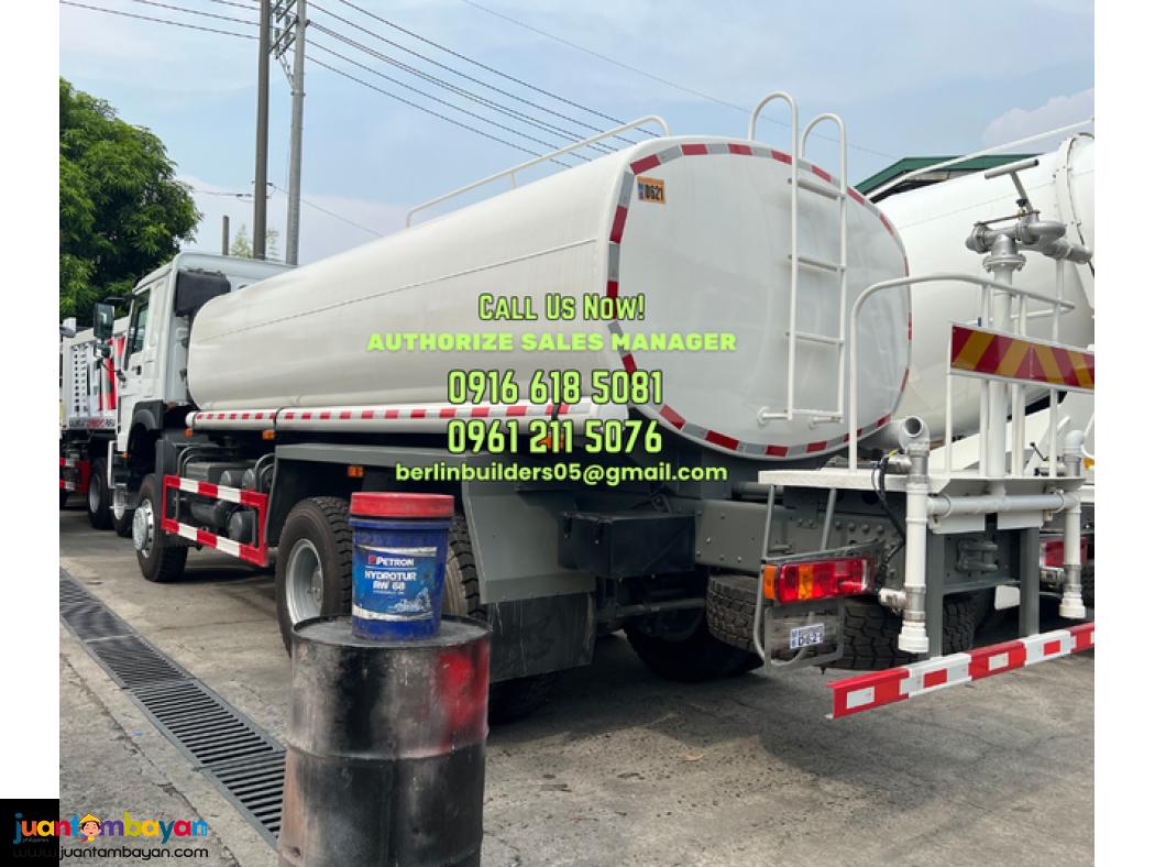 WATER TRUCK 10 WHEELER 16KL 6X6 SINOTRUK HOWO BRAND NEW