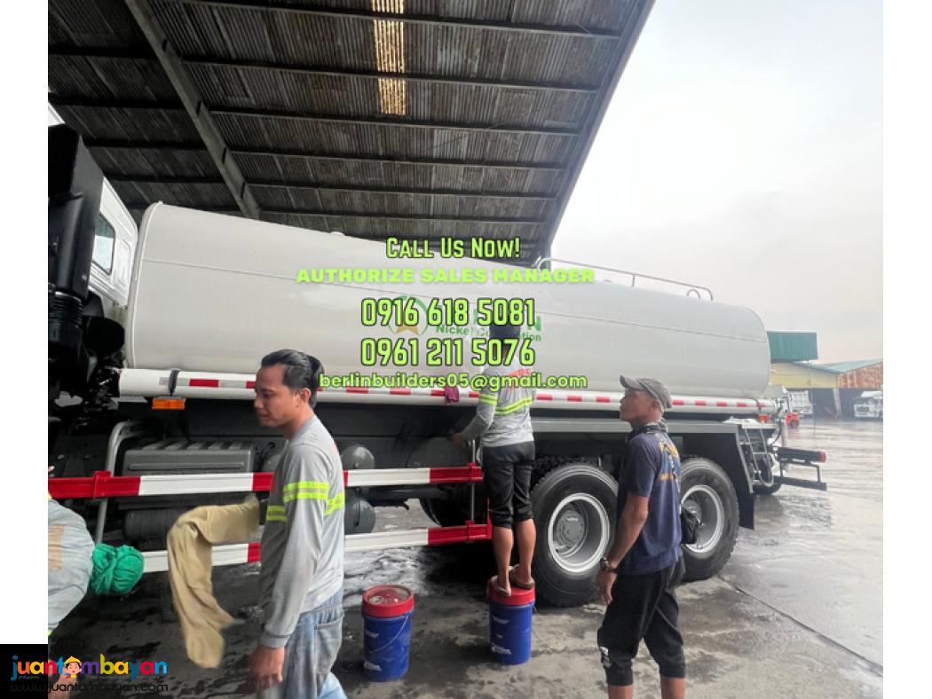 WATER TRUCK 10 WHEELER 16KL 6X6 SINOTRUK HOWO BRAND NEW