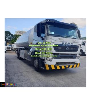 10 wheeler 24kl fuel truck sinotruk howo a7 / t7 brand new for sale