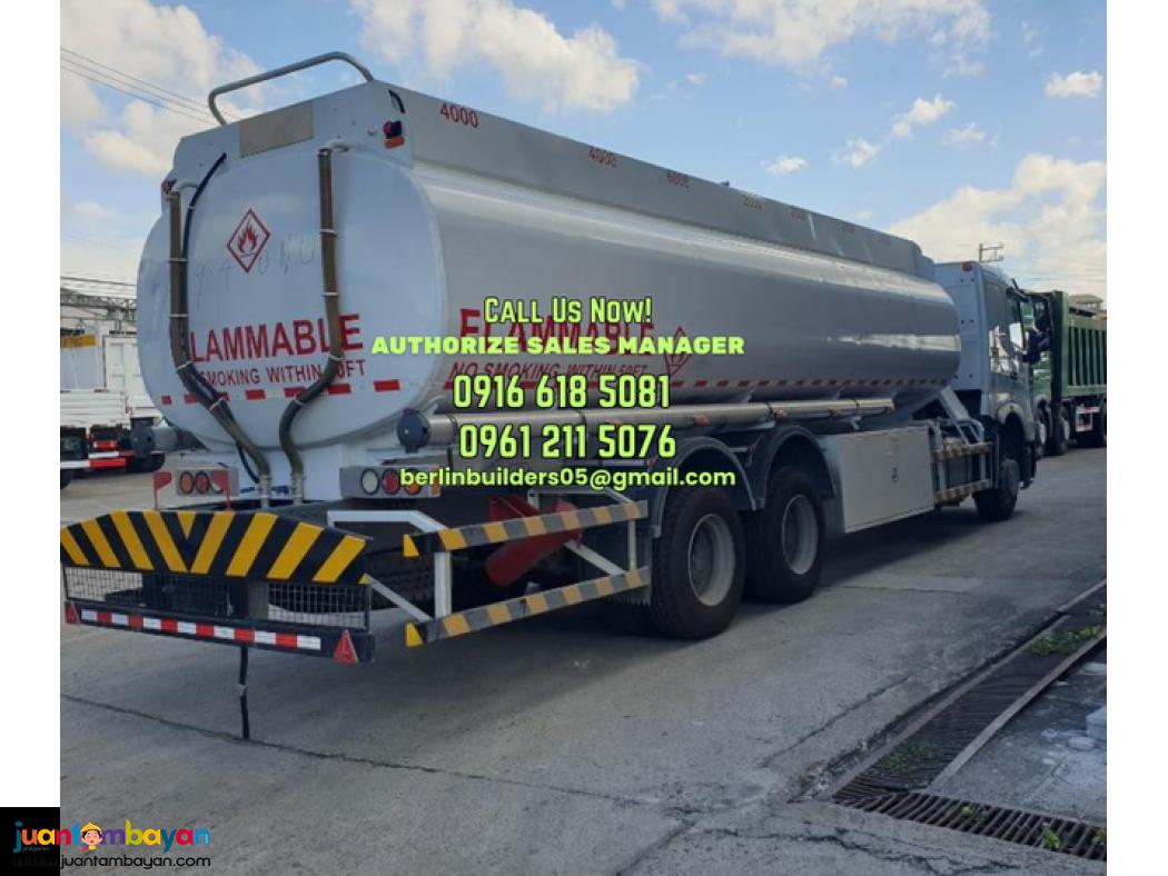 10 wheeler 24kl fuel truck sinotruk howo a7 / t7 brand new for sale
