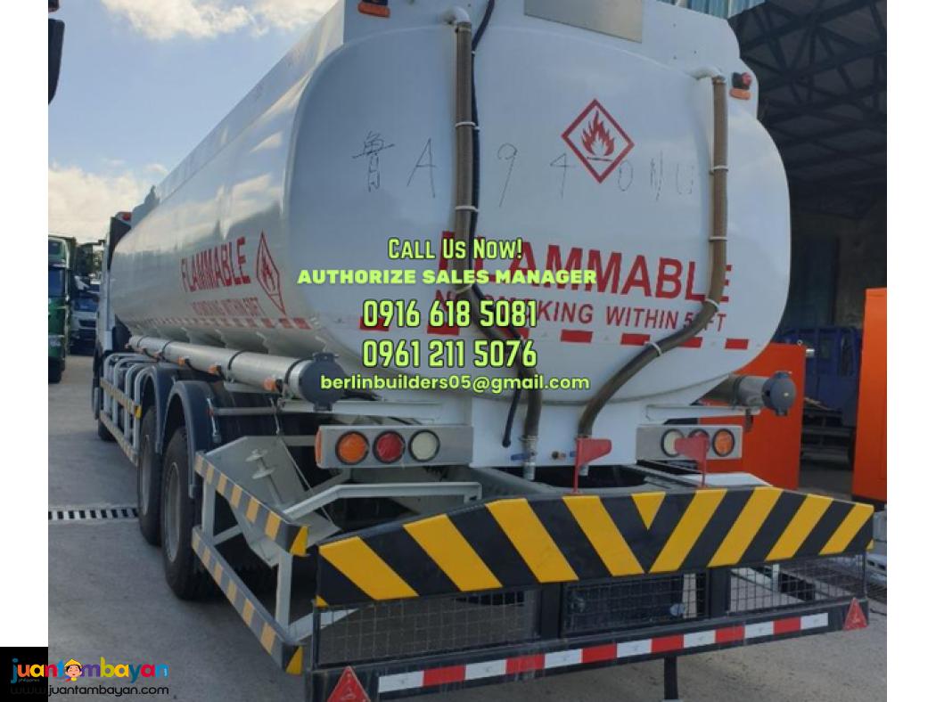 10 wheeler 24kl fuel truck sinotruk howo a7 / t7 brand new for sale