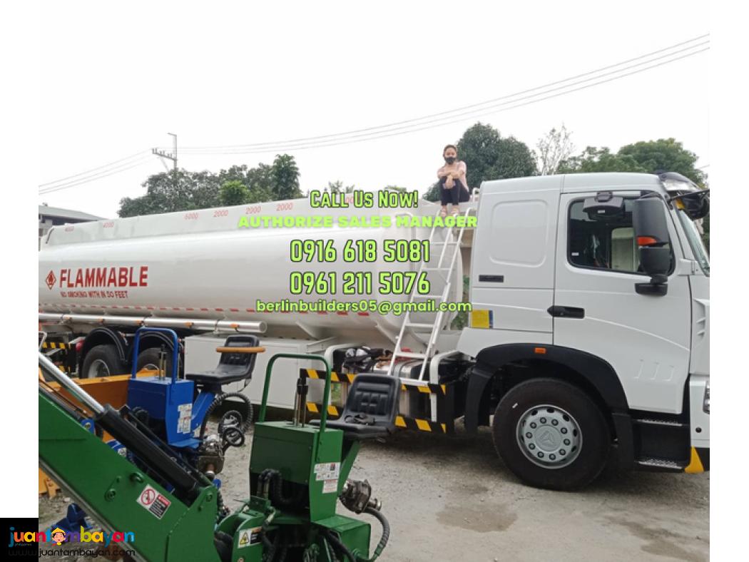 10 wheeler 24kl fuel truck sinotruk howo a7 / t7 brand new for sale