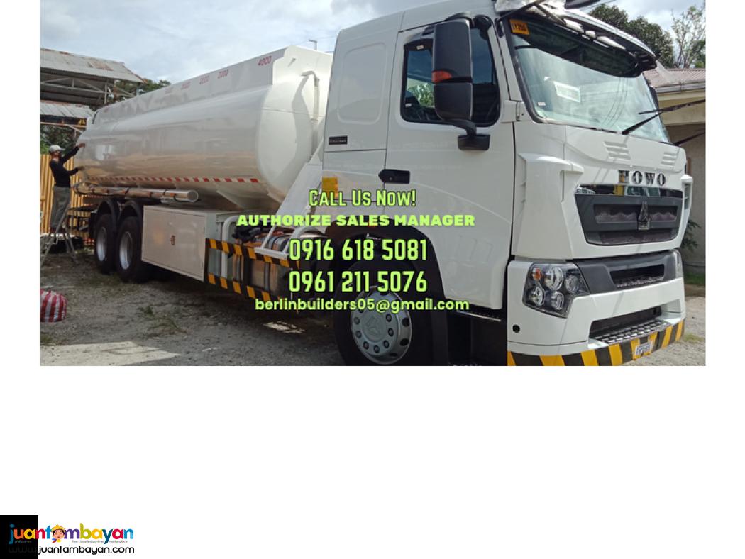 10 wheeler 24kl fuel truck sinotruk howo a7 / t7 brand new for sale