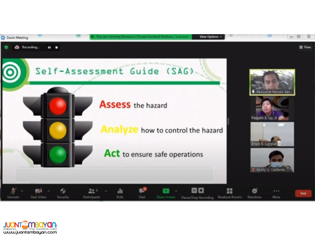 Online BBS Training DOLE Accredited Training Behavior Based Safety