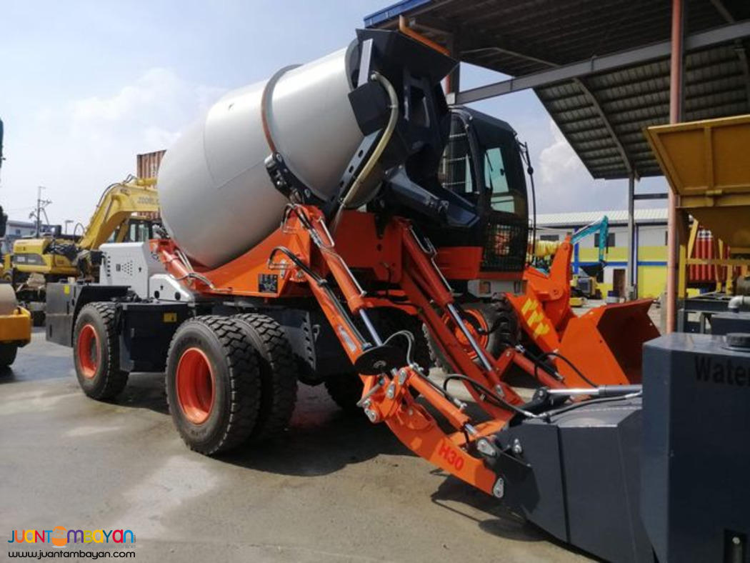 POWERTRAC,H30 SEL LOADING MIXER0.6 CBM BUCKET CAP, 5CBM DRUM CAP.