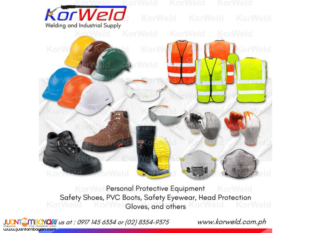 Personal Protective Equipment Safety Shoes, etc.