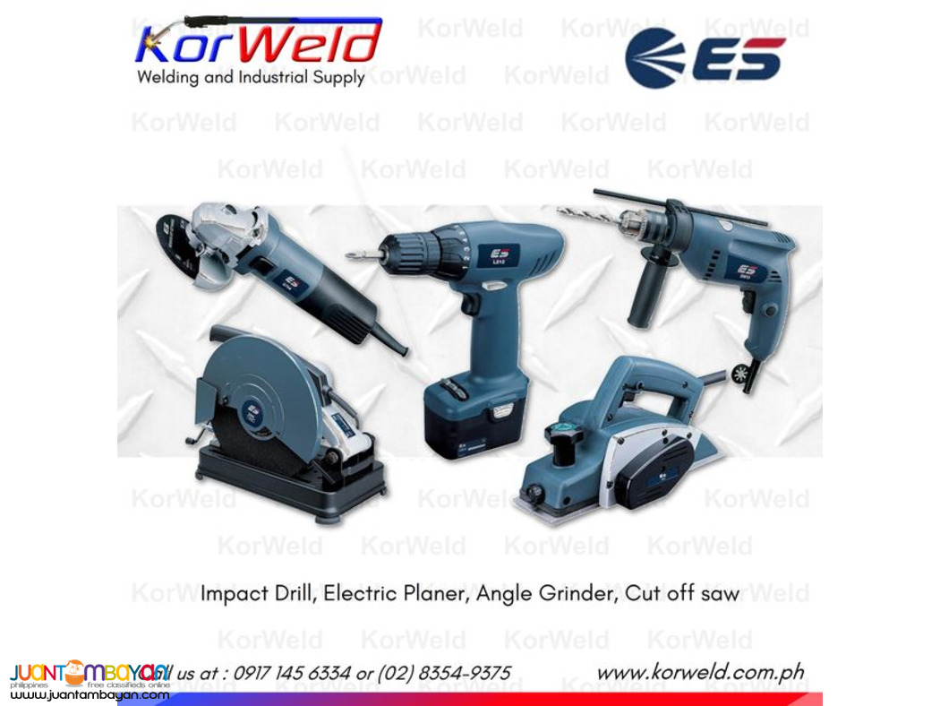 Impact Drill, Electric Planer, Angle Grinder, Cut off saw