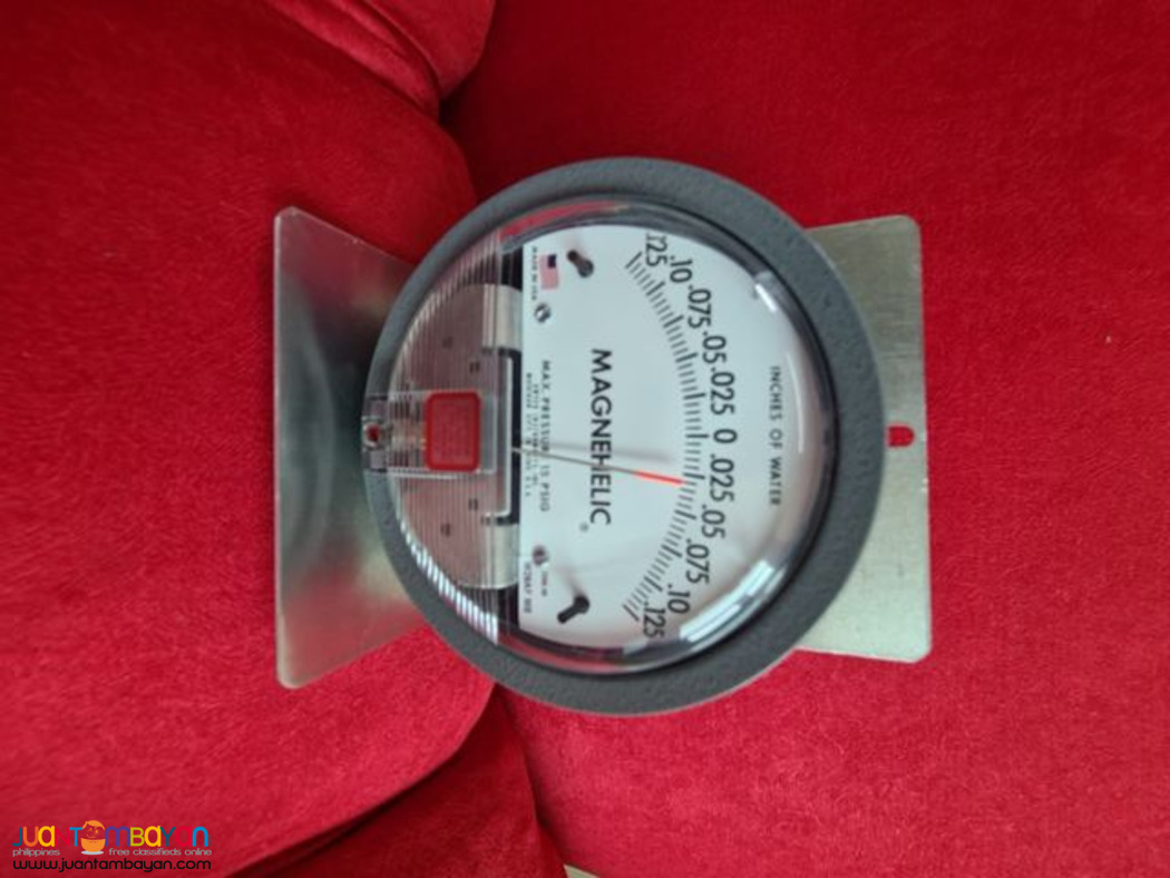 Dwyer Magnehelic Gage, for Isolation Room, 0.125