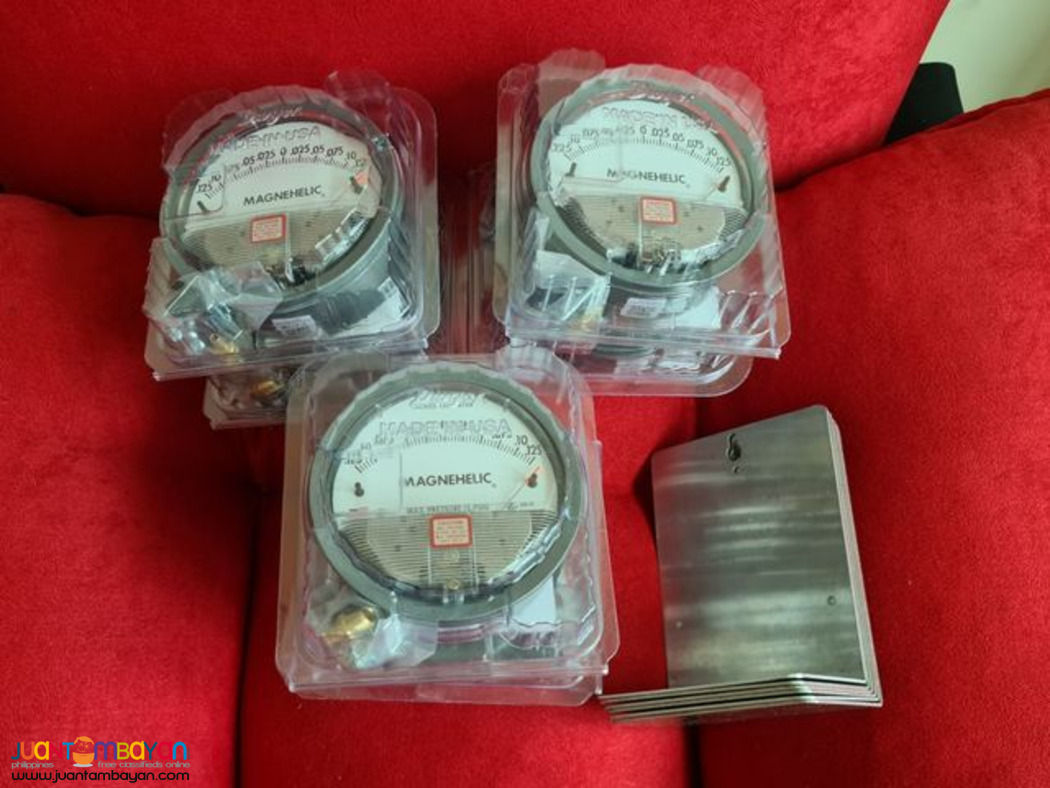 Dwyer Magnehelic Gage, for Isolation Room, 0.125