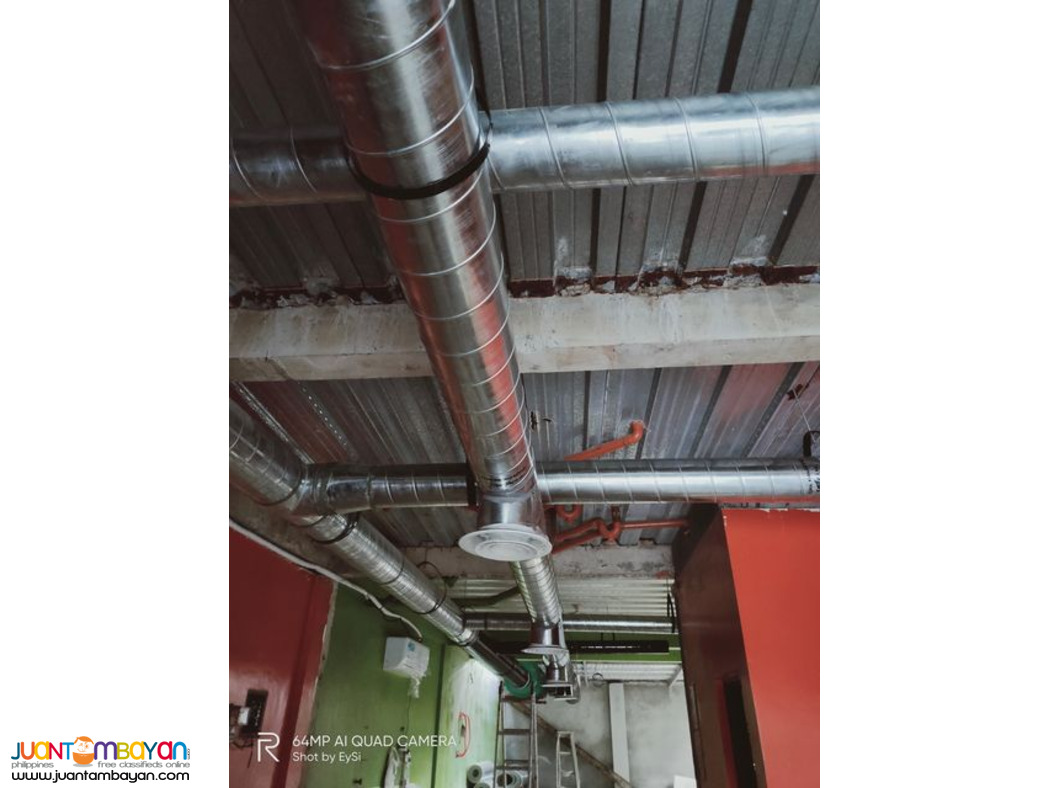 Samgyeopsal Korean Restau Ducting Exhaust smoke Pipe