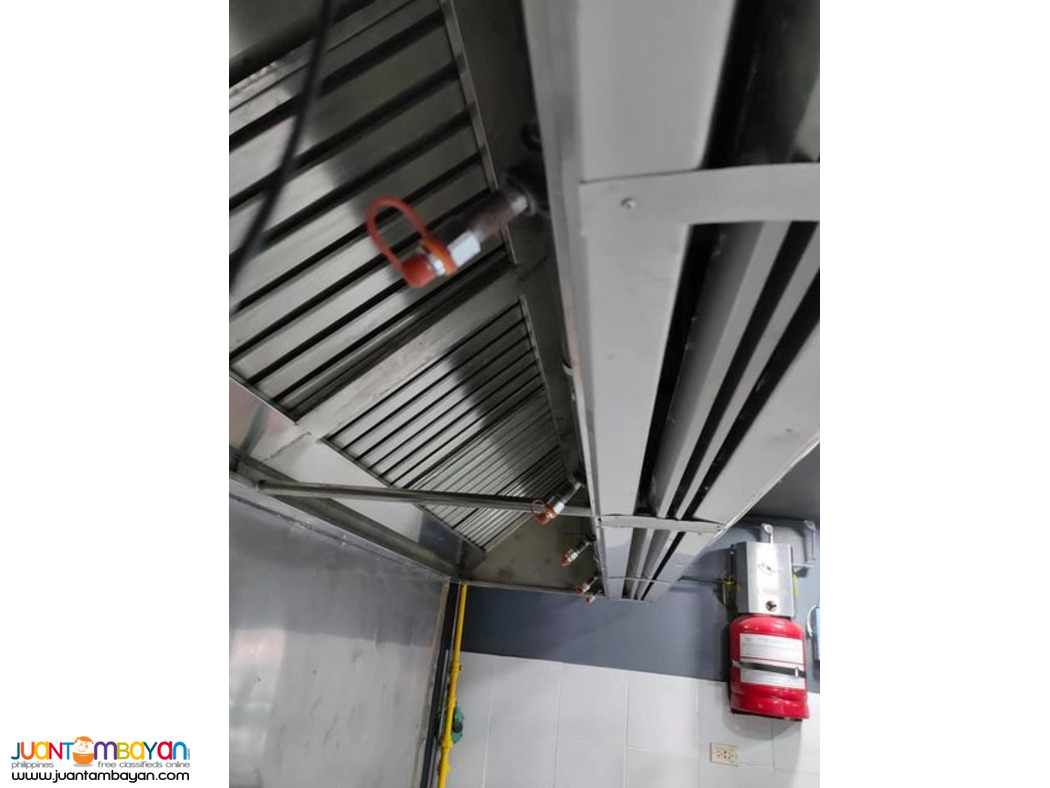 fire Suppression and Gas Line System Supply Installation cleaning