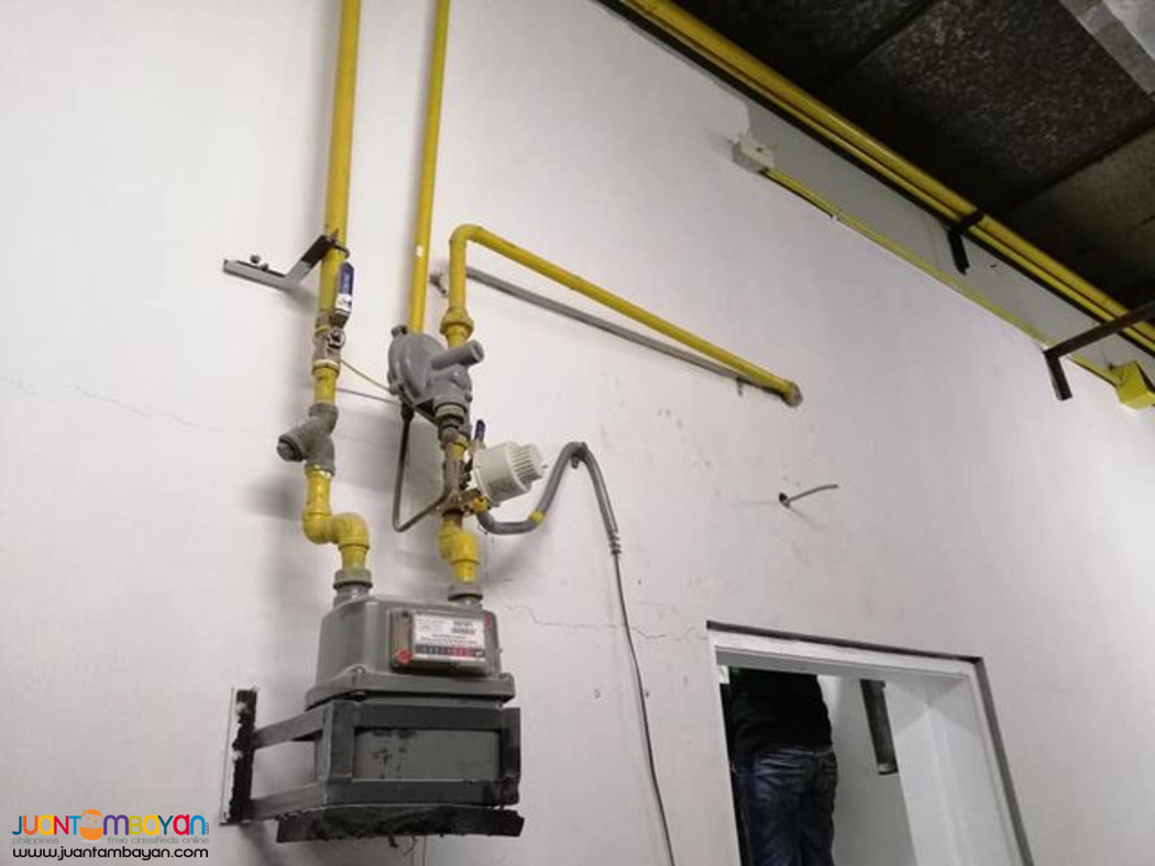 fire Suppression and Gas Line System Supply Installation cleaning