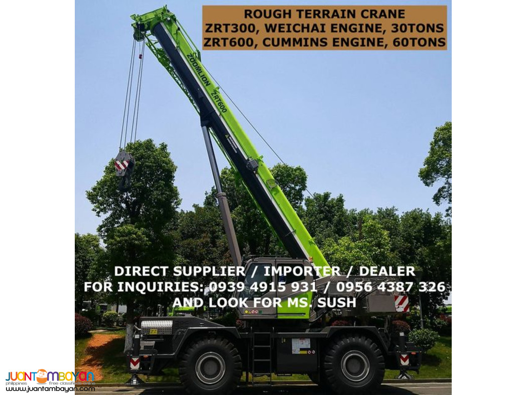 brand new Rough Terrain Crane Zoomlion For Sale