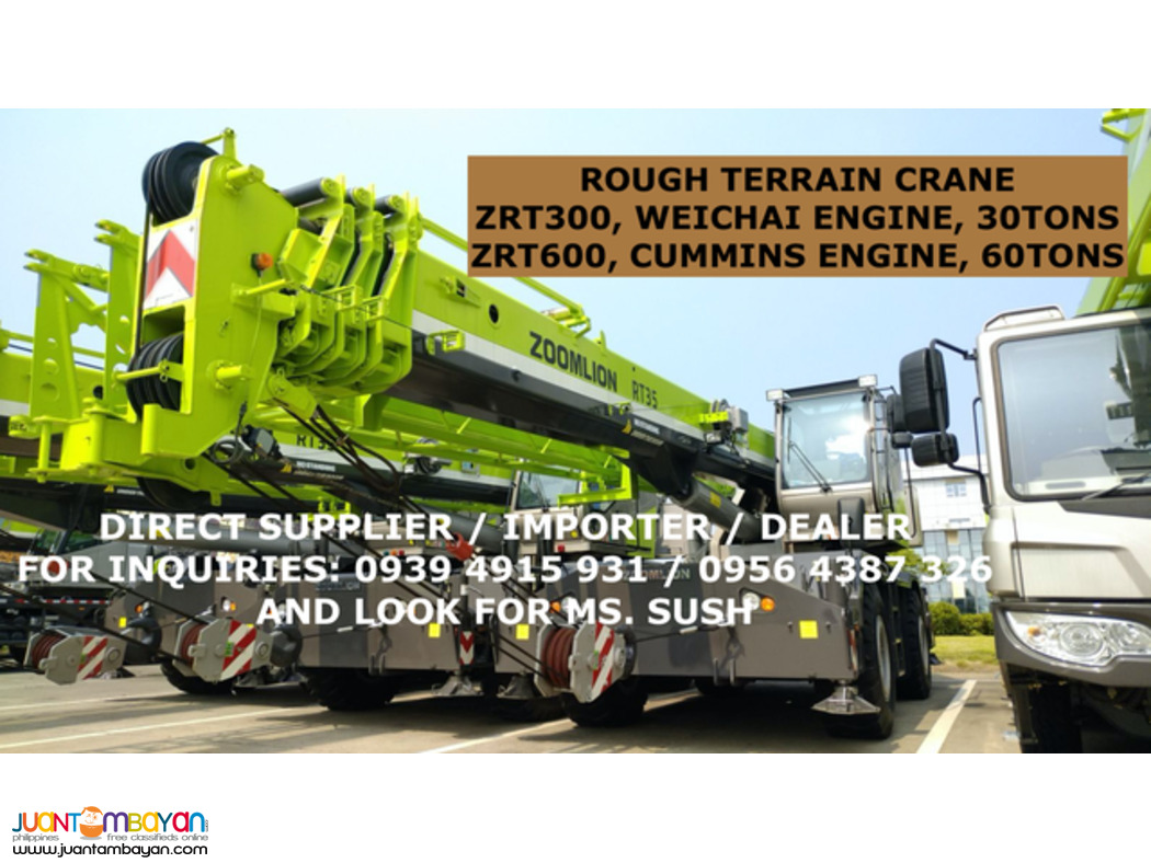 brand new Rough Terrain Crane Zoomlion For Sale