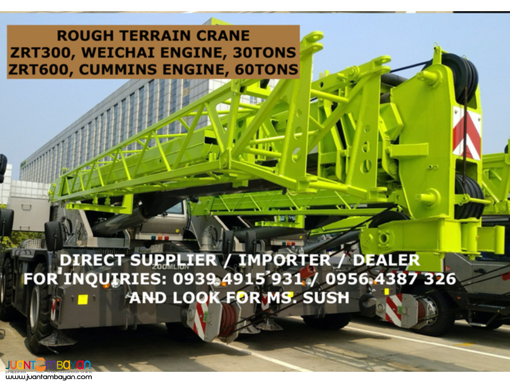 brand new Rough Terrain Crane Zoomlion For Sale