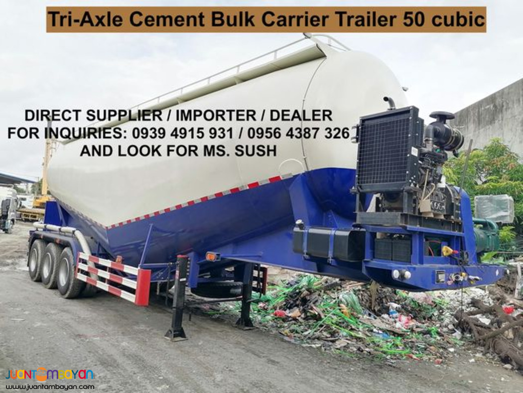 Brand new Cement Bulk Carrier Trailer 50 cubic for Sale