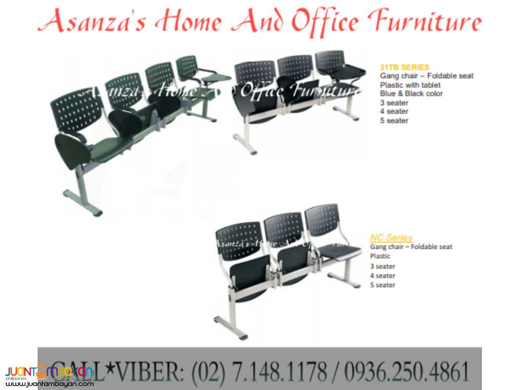 GANG CHAIR*AIRPORT CHAIR*WAITING CHAIR* (FACTORY PRICE)