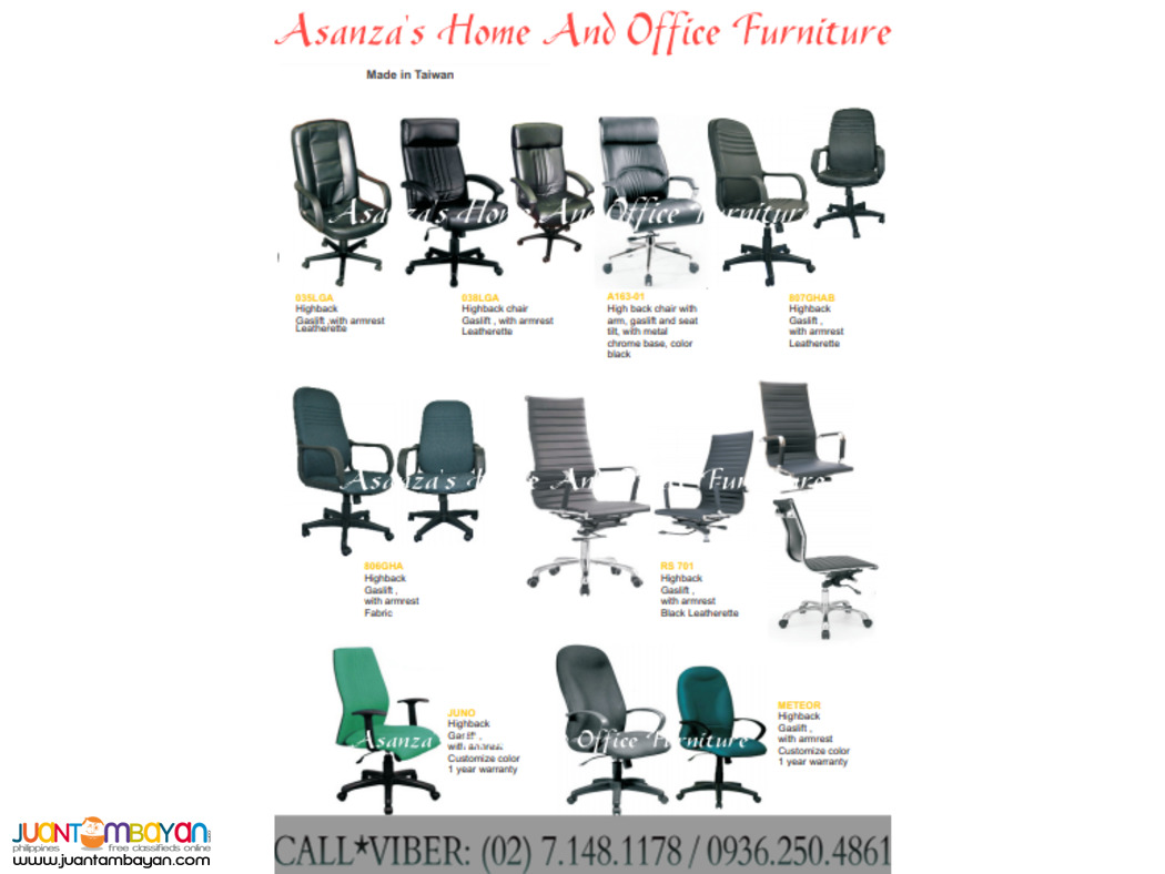 EXECUTIVE HIGHBACK CHAIR (FACTORY PRICE)