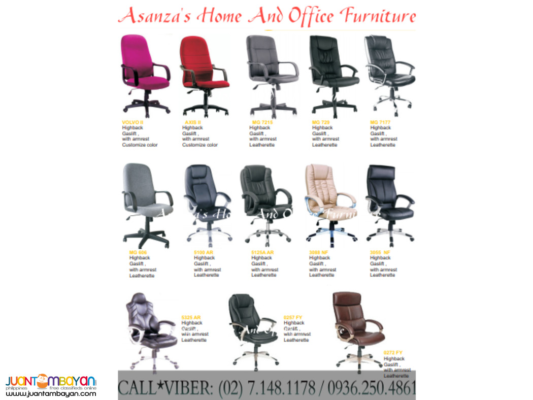 EXECUTIVE HIGHBACK CHAIR (FACTORY PRICE)