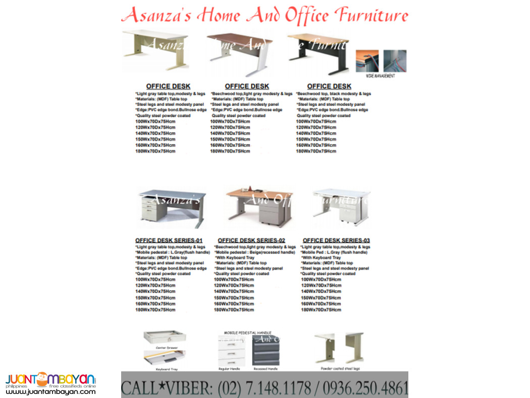 MODULAR OFFICE STAFF DESK */ FACTORY PRICE