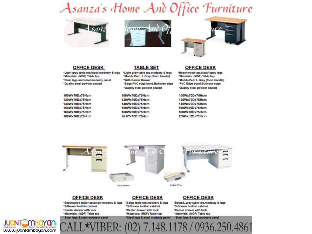 MODULAR OFFICE STAFF DESK */ FACTORY PRICE