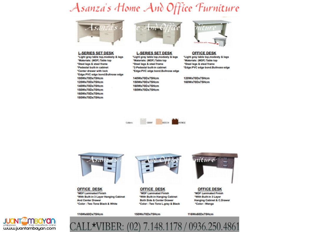 MODULAR OFFICE STAFF DESK */ FACTORY PRICE