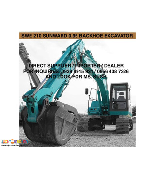 brand new backhoe excavator SWE 210, o.95 cubic for sale