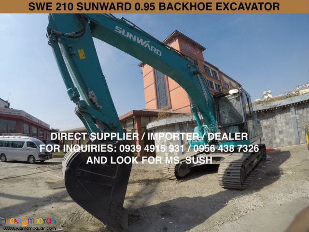 brand new backhoe excavator SWE 210, o.95 cubic for sale