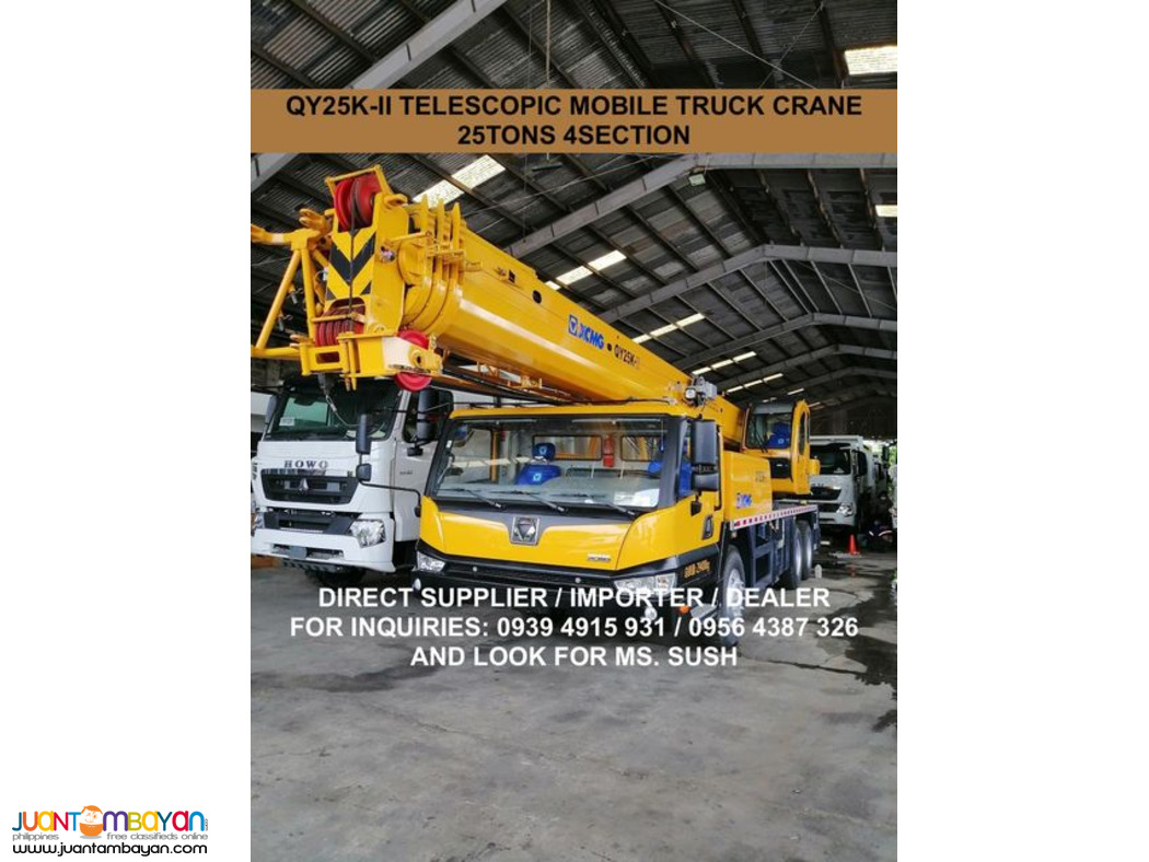 brand new xcmg mobile crane / truck crane 25tons for sale